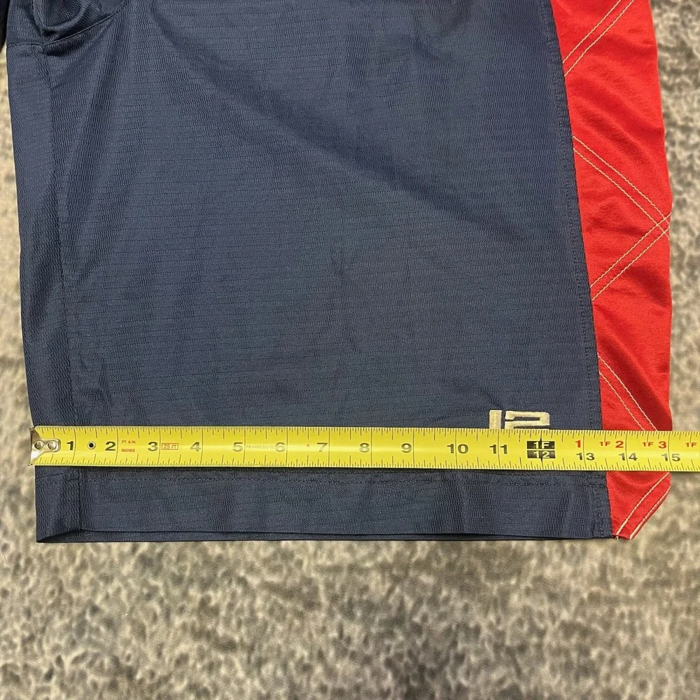 Vintage Nike Lebron James Basketball Shorts Mens XL‎ Blue Red Y2K